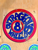 Lonnie Toft OUTRAGEOUS 8-WEELER Limited Edition, Hand-Painted Deck (PRE-ORDER, JANUARY 2027) by Brand-X Skateboards