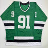 Autographed/Signed Tyler Seguin Dallas Green Hockey Jersey Beckett BAS COA by Hall of Fame Sports Memorabilia