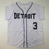 Autographed/Signed Alan Trammell Detroit White Baseball Jersey JSA COA
