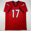 Autographed/Signed Nakobe Dean Georgia Red College Football Jersey JSA COA