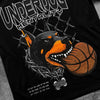 Underdog Mentality - T-Shirt - Black by Bigger Than Basketball