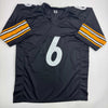Autographed/Signed Patrick Queen Pittsburgh Black Football Jersey JSA COA by Hall of Fame Sports Memorabilia