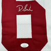 Autographed/Signed Devonta Smith Alabama White College Football Jersey JSA COA
