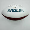 Autographed/Signed LeSean McCoy Philadelphia Eagles Full Size F/S White Panel Logo Football JSA COA by Hall of Fame Sports Memorabilia