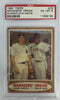 Graded 1962 Topps Managers' Dream Mickey Mantle Willie Mays #18 Baseball Card PSA 6 EX-MT by Hall of Fame Sports Memorabilia