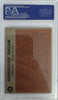Graded 1962 Topps Managers' Dream Mickey Mantle Willie Mays #18 Baseball Card PSA 6 EX-MT by Hall of Fame Sports Memorabilia