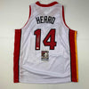 Autographed/Signed Tyler Herro Miami White Basketball Jersey JSA COA