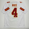 Autographed/Signed Rashee Rice Kansas City White Football Jersey JSA COA