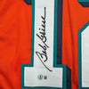 Autographed/Signed Bob Griese Miami Orange Football Jersey JSA COA by Hall of Fame Sports Memorabilia