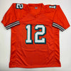 Autographed/Signed Bob Griese Miami Orange Football Jersey JSA COA by Hall of Fame Sports Memorabilia