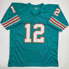 Autographed/Signed Bob Griese Miami Teal Football Jersey JSA COA by Hall of Fame Sports Memorabilia