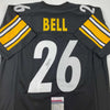 Autographed/Signed Le'Veon LeVeon Bell Pittsburgh Black Jersey JSA COA