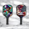Waluigi - Mario Brothers - Pickleball Paddle by The Mad Pickler