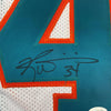 Autographed/Signed Ricky Williams Miami Split Football Jersey JSA COA
