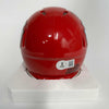 Autographed/Signed Trent McDuffie Kansas City Chiefs Red Mini Football Helmet Beckett BAS COA