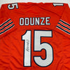 Autographed/Signed Rome Odunze Chicago Orange Football Jersey JSA COA
