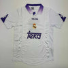 Autographed/Signed Roberto Carlos Real Madrid White Soccer Jersey Beckett BAS COA #2 by Hall of Fame Sports Memorabilia