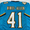 Autographed/Signed Josh Hines-Allen Jacksonville Teal Football Jersey JSA COA