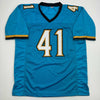 Autographed/Signed Josh Hines-Allen Jacksonville Teal Football Jersey JSA COA