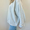 Ash Oversized French Terry Mockneck by Ivy + Cloth
