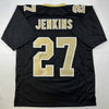 Autographed/Signed Malcolm Jenkins New Orleans Black Football Jersey Beckett BAS COA by Hall of Fame Sports Memorabilia