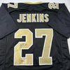 Autographed/Signed Malcolm Jenkins New Orleans Black Football Jersey Beckett BAS COA by Hall of Fame Sports Memorabilia
