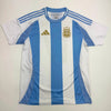Autographed/Signed Alejandro Garnacho Argentina Blue Soccer Futbol Jersey Beckett BAS COA #2 by Hall of Fame Sports Memorabilia