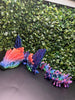 3D Printed Articulated Cinderwing Dragon Multicolor Fantasy Collectible With Flexible Movement by Everyday Customs Co.