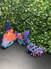 3D Printed Articulated Cinderwing Dragon Multicolor Fantasy Collectible With Flexible Movement by Everyday Customs Co.