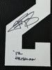 Framed Autographed/Signed Johnny Manziel 12 Heisman 35x39 Texas A&M Black College Football Jersey JSA COA