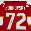 Autographed/Signed Sergei Bobrovsky Florida Red Hockey Jersey JSA COA by Hall of Fame Sports Memorabilia