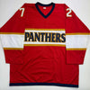 Autographed/Signed Sergei Bobrovsky Florida Red Hockey Jersey JSA COA by Hall of Fame Sports Memorabilia