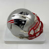 Autographed/Signed Matthew Slater New England Patriots Mini Football Helmet Beckett BAS COA