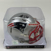 Autographed/Signed Matthew Slater New England Patriots Mini Football Helmet Beckett BAS COA