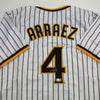 Autographed/Signed Luis Arraez San Diego Pinstripe Baseball Jersey Beckett BAS COA