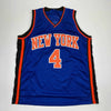 Autographed/Signed Nate Robinson New York Blue Basketball Jersey Beckett BAS COA by Hall of Fame Sports Memorabilia