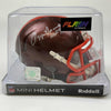 Autographed/Signed Ozzie Newsome HOF 99 Cleveland Browns Flash Alternate Mini Football Helmet JSA COA