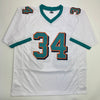 Autographed/Signed Ricky Williams Miami White Football Jersey JSA COA by Hall of Fame Sports Memorabilia