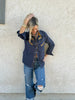 Prodigal Blues Pearl Snap Blouse by Lil Bee's Bohemian