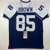 Autographed/Signed Noah Brown Dallas Thanksgiving Day Football Jersey JSA COA
