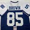 Autographed/Signed Noah Brown Dallas Thanksgiving Day Football Jersey JSA COA