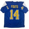 Autographed/Signed Dan Fouts San Diego Royal Blue Football Jersey JSA COA by Hall of Fame Sports Memorabilia