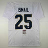 Autographed/Signed Raghib Ismail Rocket Notre Dame White College Football Jersey JSA COA