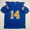Autographed/Signed Dan Fouts San Diego Royal Blue Football Jersey JSA COA by Hall of Fame Sports Memorabilia