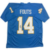 Autographed/Signed Dan Fouts San Diego Blue Football Jersey PSA/DNA COA by Hall of Fame Sports Memorabilia