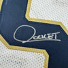 Autographed/Signed Raghib Ismail Rocket Notre Dame White College Football Jersey JSA COA