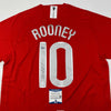 Autographed/Signed Wayne Rooney Manchester United Red 2008 Champions League Final Soccer Jersey Beckett BAS COA by Hall of Fame Sports Memorabilia