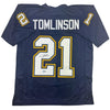 Autographed/Signed LaDainian Tomlinson San Diego Dark Blue Football Jersey JSA COA by Hall of Fame Sports Memorabilia