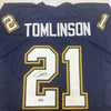Autographed/Signed LaDainian Tomlinson San Diego Dark Blue Football Jersey JSA COA by Hall of Fame Sports Memorabilia