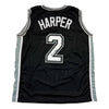 Autographed/Signed Dylan Harper San Antonio Black Basketball Jersey JSA COA by Hall of Fame Sports Memorabilia